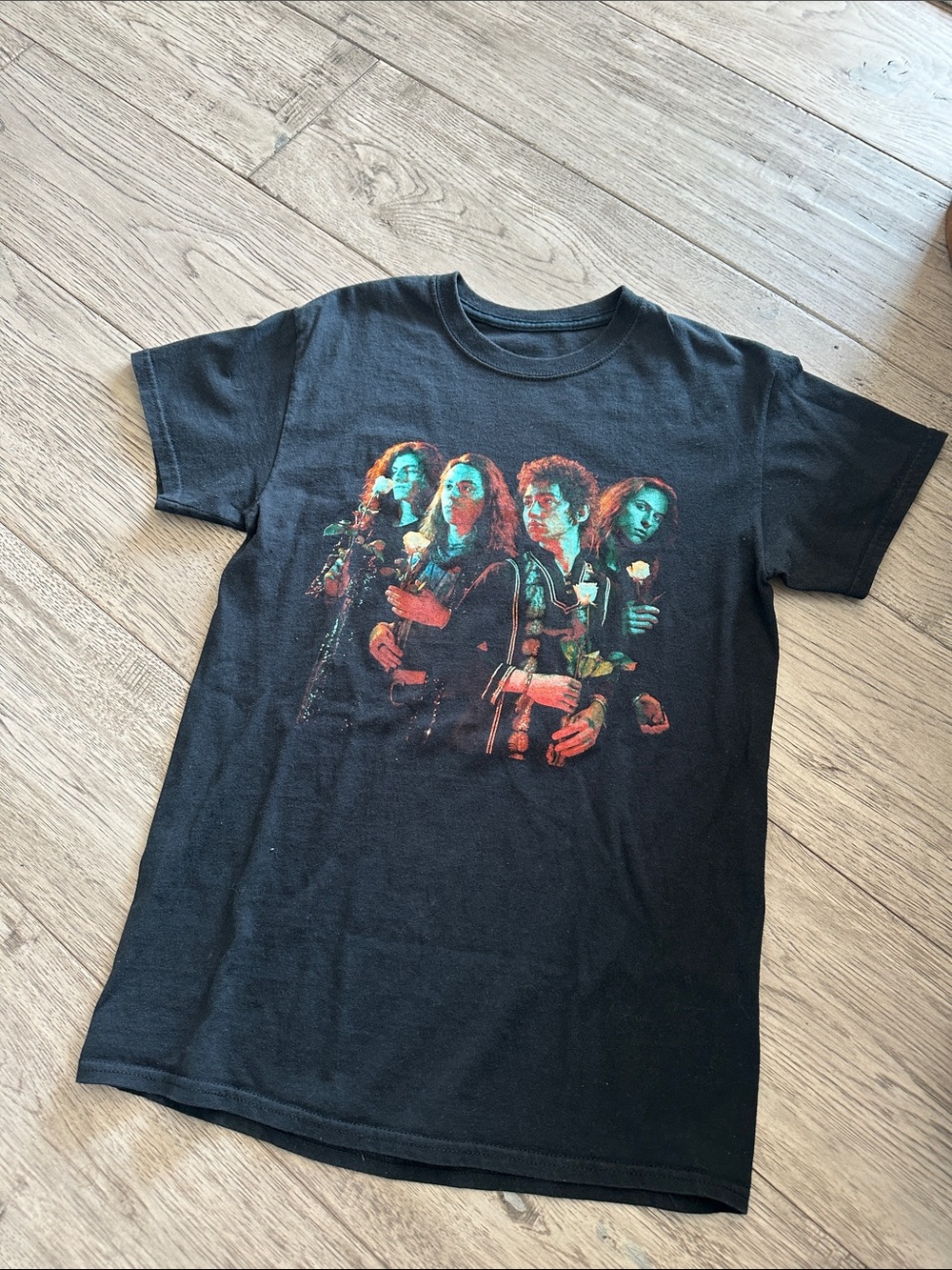 Greta Van Fleet Graphic Band Tee with Multicolor Portrait Size Small
